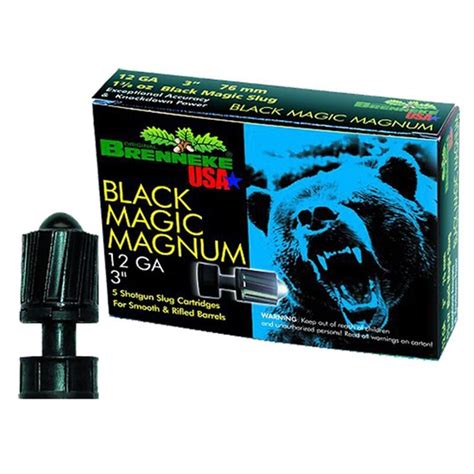 Precision and Power: Unleashing the Potential of Brenneke Black Magic Cartridges